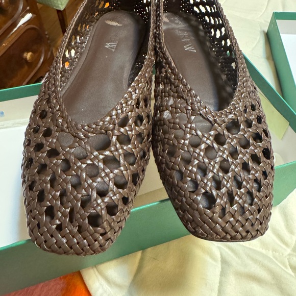 J. Crew Brown Woven Flats - Picture 6 of 7